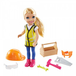 Barbie Chelsea Możesz być Kariera Lalka Majsterkowiczka Blond