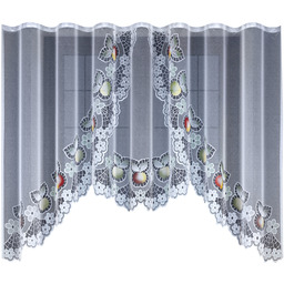 firanka gotowa z taśma kuchenna 130x300 300x130