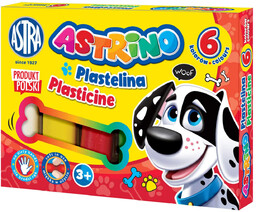 Plastelina Astrino 6 kolorów 303221001