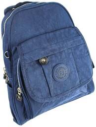 Praktyczny Plecak Materiałowy BAG STREET 2229 GRANATOWY 30