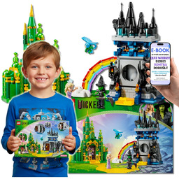 Duży ZESTAW LEGO Wicked Emerald City i Kiamo