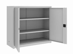 Biurowa szafa aktowa z przestawnymi półkami SBM 107