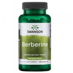 Berberyna 400 mg, Swanson, 60 kapsułek
