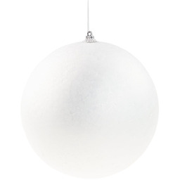Kula Styropianowa Bombka Z Zawieszką 15Cm Bombki Ze