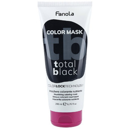 Fanola Color Mask, maska koloryzująca, 200ml, Total Black