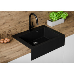 Zlewozmywak granitowy metalik w stylu angielskim zlew kuchenny