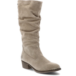 Rieker Beżowe Kozaki Modne Buty Damskie W Stylu