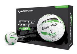 Piłki golfowe TAYLOR MADE SpeedSoft (biało-zielone, 12 szt.)
