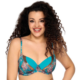 Biustonosz kąpielowy SK 141 turkusowy