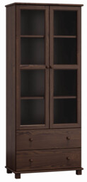 Witryna drewniana nr2 orzech