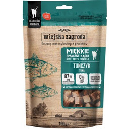 WIEJSKA ZAGRODA Przysmak dla kota Przekąski Tuńczyk 100