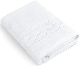 Hotelowy ręcznik kąpielowy biały, 70 x 140 cm