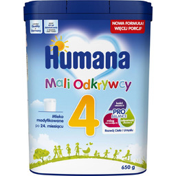 Humana 4 Mali Odkrywcy, mleko modyfikowane po 24