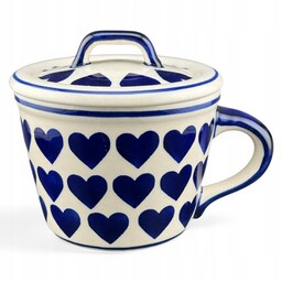 Smalcówka kubek miska na owsiankę Serca serduszka Sedu