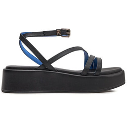 Sandały Tommy Hilfiger Th Strap Platform FW0FW07728 Czarny