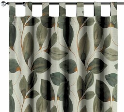 Zasłona na szelkach 1 szt., brązowo-pomarańczowe liście