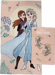 Frozen Disney, Ręczniki do kąpieli z gąbką, Zestaw
