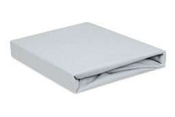Babymatex Prześcieradło jersey z gumką 58x110x8 szare 42