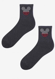 Skarpetki damskie z myszką Miki Cotton Polish Mickey