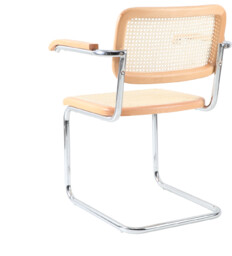Krzesło VIENNA rattanowe z podłokietnikami MH-015CH-CHN - Step