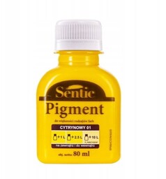 SENTIC Pigment do farb 80 ml Cytrynowy D01
