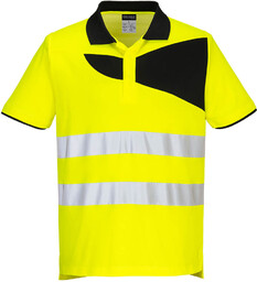 PORTWEST PW212 KOSZULKA OSTRZEGAWCZA POLO PW2 ; ŻÓŁTY/CZARNY