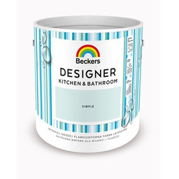Farba lateksowa Beckers Designer KitchenBathroom Simple 2,5 l