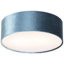 Nowoczesna lampa sufitowa niebieska 30 cm ze złotym