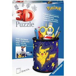 Ravensburger, Puzzle 3D Przybornik Pikachu 54 elementy