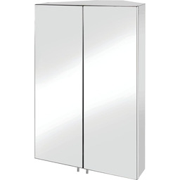 Croydex Avisio szafka narożna ze stali nierdzewnej