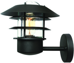 Elstead Lighting Kinkiet zewnętrzny Helsingor BK czarna oprawa