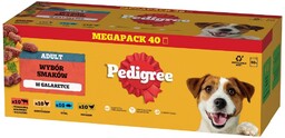 PEDIGREE Adult Wybór Smaków w galaretce 40x100g