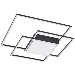 Lindby - Nelinka LED Lampa Sufitowa Black