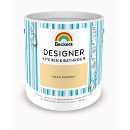 Farba lateksowa Beckers Designer KitchenBathroom Yellow Grapefruit 2,5