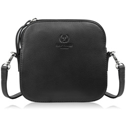 Mała torebka damska skórzana kopertówka na ramię crossbody