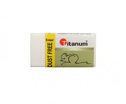 Gumka do mazania niskopyląca 36x20mm Titanum TI-TOF4036-82828-11107