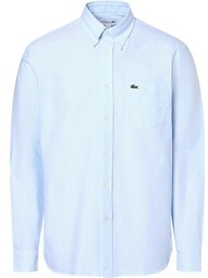 Lacoste Koszula męska Mężczyźni Regular Fit Bawełna jasnoniebieski