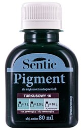 SENTIC Pigment do farb 80 ml Turkusowy D16