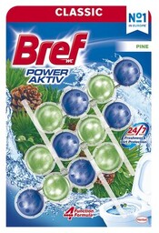 BREF Kostka do WC Power Aktiv Sosna 3x50g