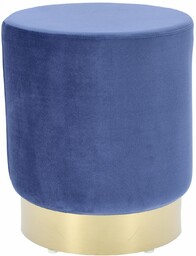 Pufa Souris Velvet L niebieska