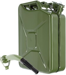 Kanister na paliwo stalowy 3 uchwyty, 20L +