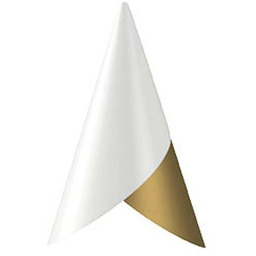 Cornet Abażur White/Brass UMAGE, biały, salon, aluminium