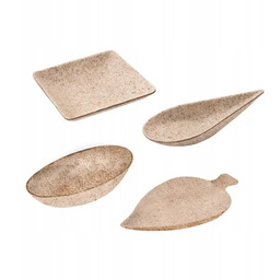 Finger food miseczki 4 kształty natural 4x250szt.