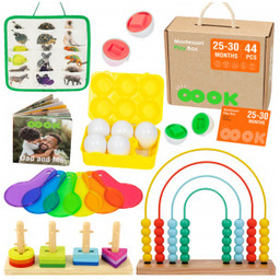 Zabawka Tooky Box Pudełko XXL Montessori Edukacyjne 7w1
