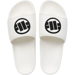 Pit Bull Klapki Logo White