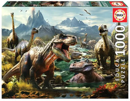 Puzzle 1000 Groźne dinozaury G3 - Educa