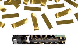 Tuba strzelająca - złote metaliczne konfetti - 28