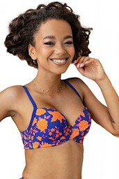 Biustonosz kąpielowy Kris Line Rodos brassiere cobalt