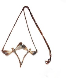 Naszyjnik srebrny handmade - Ważki