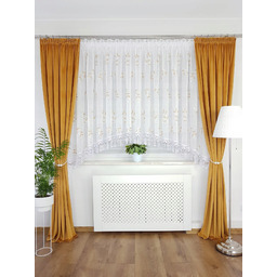 Firana Gotowa Z Gipiurą Firanka Z Haftem